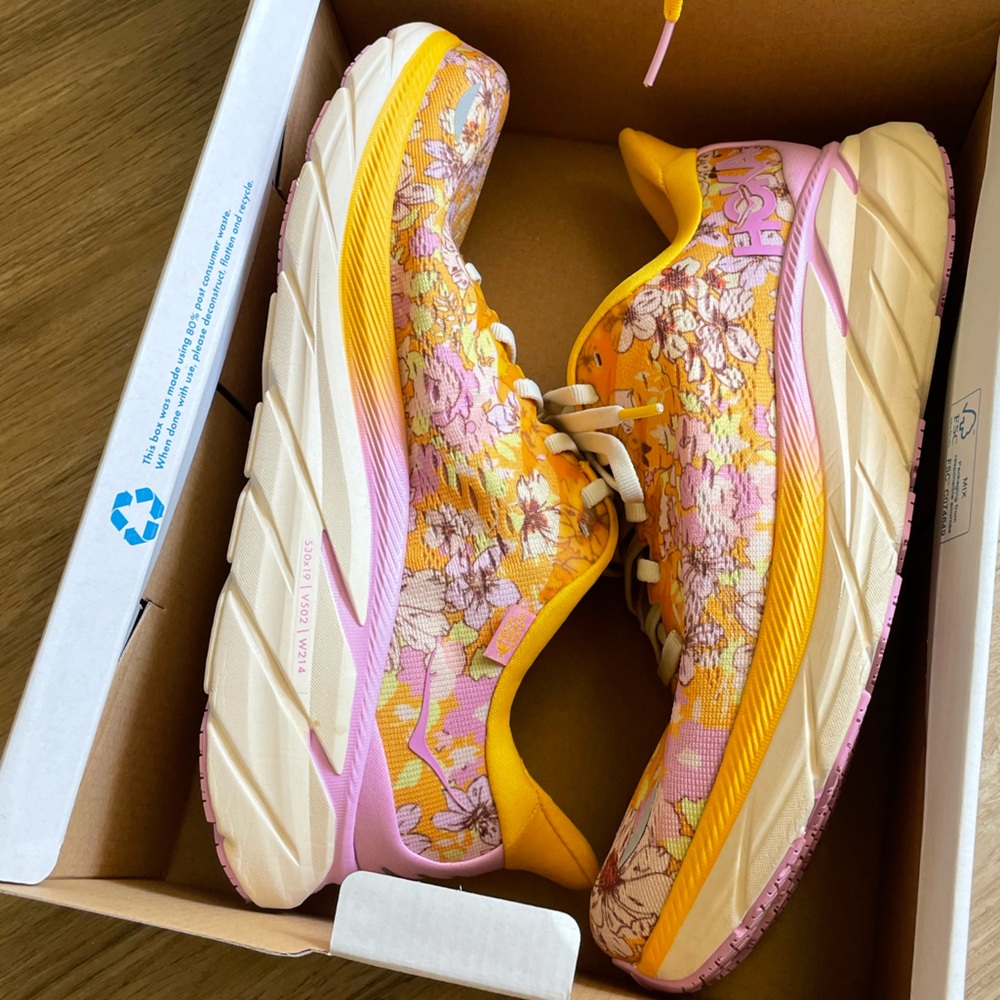 HOKA x FP Movement Printed Clifton 8 Sneakers